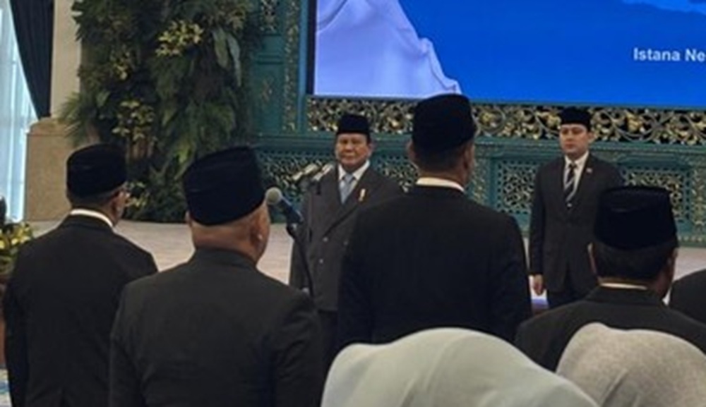 Prabowo melantik Ka.BIM